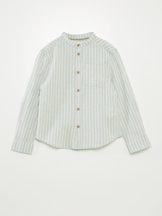 Camicia in misto lino
