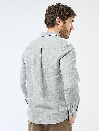 Camicia in misto lino
