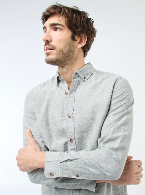 Camicia in misto lino - Kiabi Camicia in misto lino - Kiabi