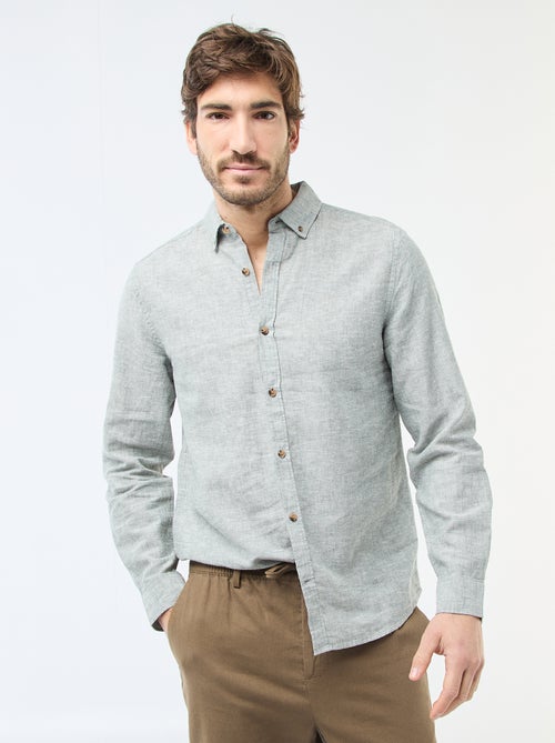 Camicia in misto lino - Kiabi Camicia in misto lino - Kiabi