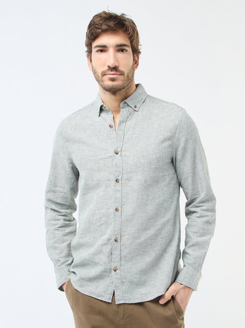 Camicia in misto lino - Kiabi Camicia in misto lino - Kiabi
