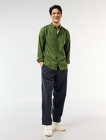 Camicia in misto lino