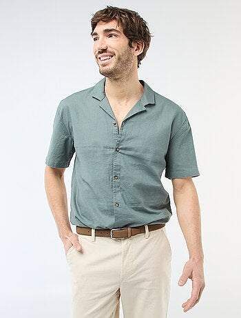 Camicia in misto lino