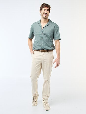 Camicia in misto lino