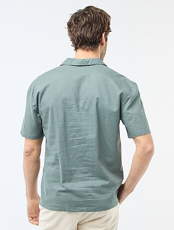 Camicia in misto lino
