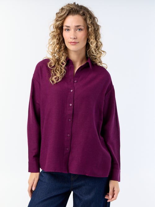Camicia in misto lino - Kiabi