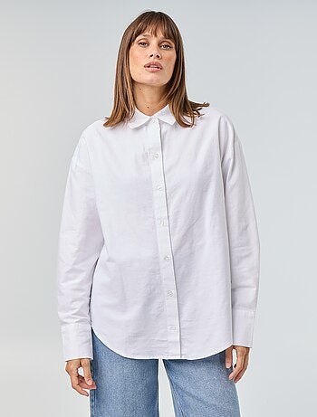 Camicia in oxford con colletto a camicia