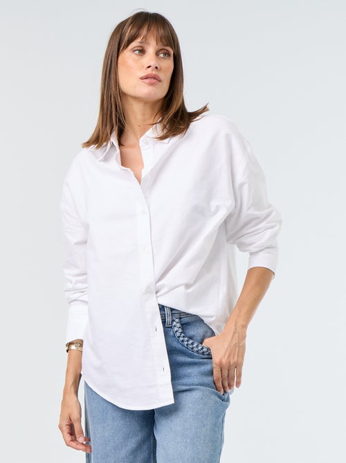 Camicia in oxford con colletto a camicia - Kiabi Camicia in oxford con colletto a camicia - Kiabi
