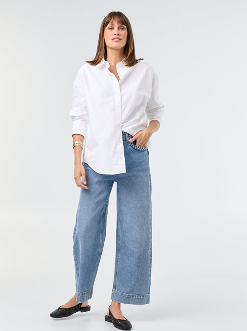 Camicia in oxford con colletto a camicia - Kiabi Camicia in oxford con colletto a camicia - Kiabi