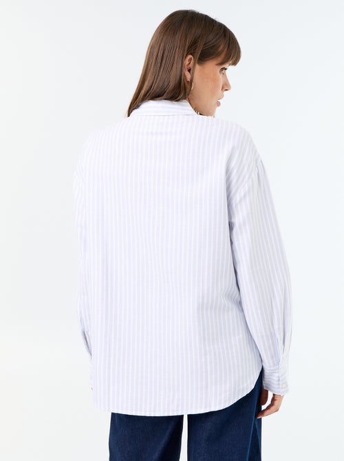 Camicia in oxford con colletto a camicia - Kiabi Camicia in oxford con colletto a camicia - Kiabi
