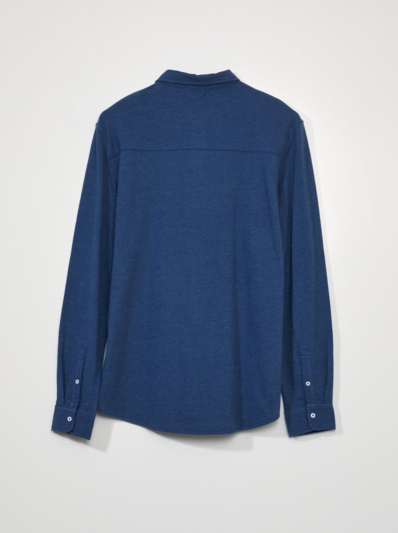 Camicia Waikiki In Lino E Cotone Blu