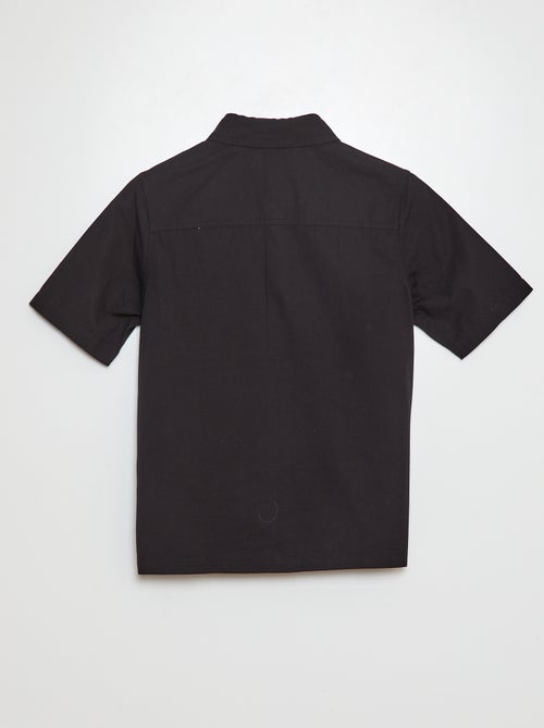 Camicia in popeline a maniche corte - Kiabi