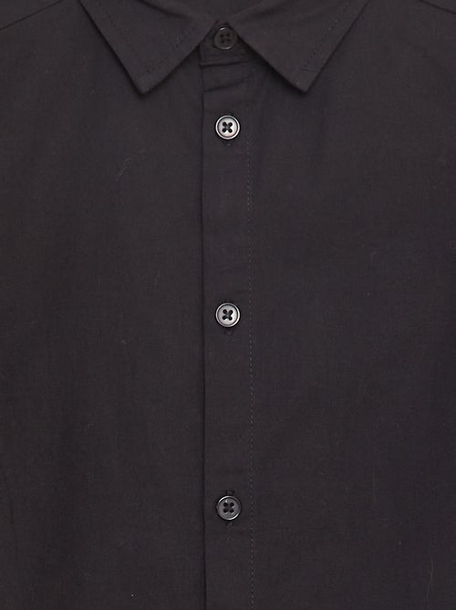 Camicia in popeline a maniche corte - Kiabi