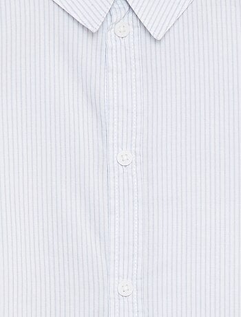 Camicia in popeline a maniche lunghe