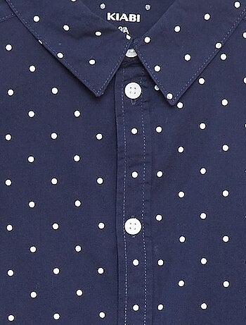 Camicia in popeline a maniche lunghe