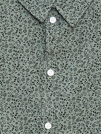 Camicia in popeline a maniche lunghe