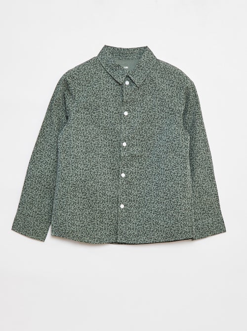 Camicia in popeline a maniche lunghe - Kiabi