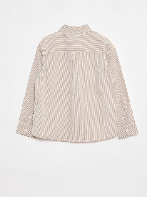 Camicia in popeline a maniche lunghe - Kiabi