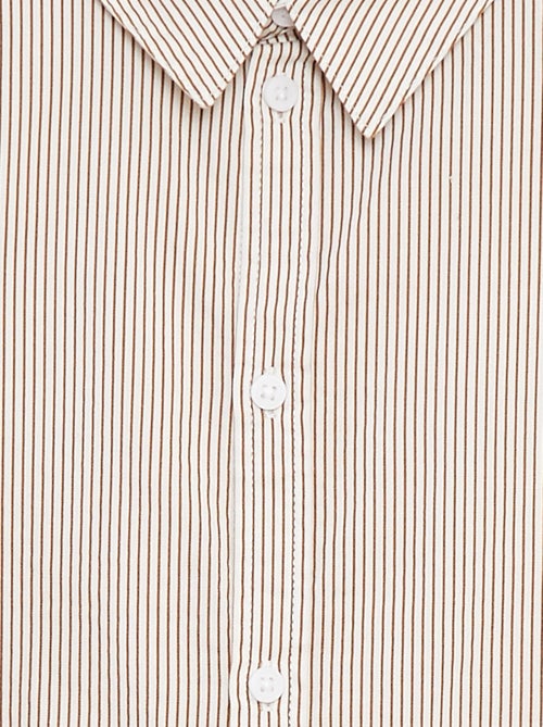 Camicia in popeline a maniche lunghe - Kiabi