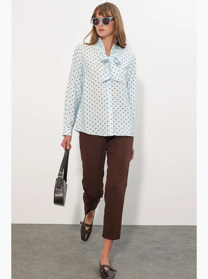 Camicia in popeline a pois bdart Blu cielo - Kiabi