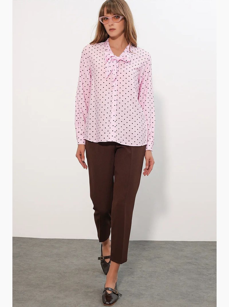 Camicia in popeline a pois bdart Rosa - Kiabi
