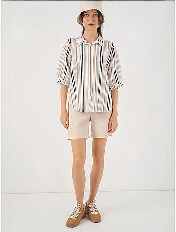 Camicia in popeline a righe bdart