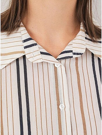 Camicia in popeline a righe bdart