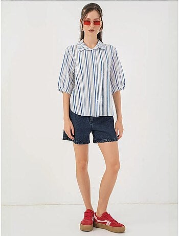 Camicia in popeline a righe bdart