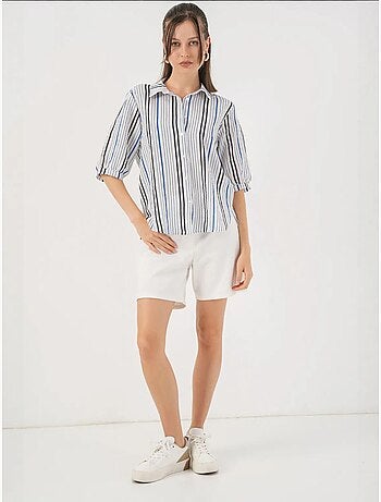 Camicia in popeline a righe bdart