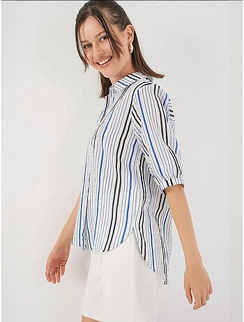 Camicia in popeline a righe bdart