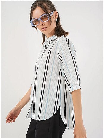 Camicia in popeline a righe bdart