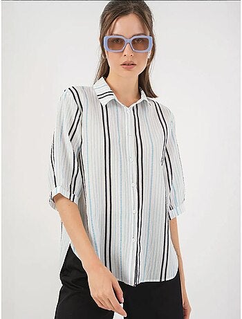 Camicia in popeline a righe bdart