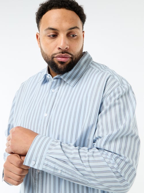 Camicia in popeline a righe - Kiabi