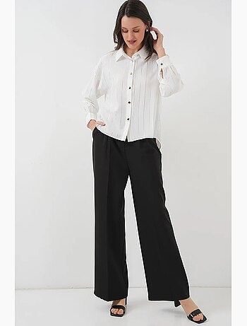 Camicia in popeline a righe dalla vestibilità morbida con chiusura a bottoni bdart