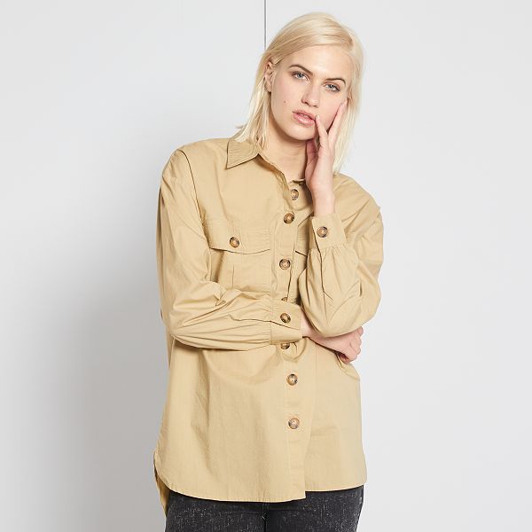 camicia beige