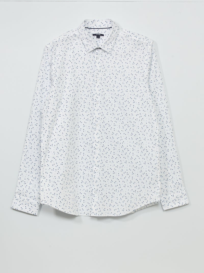 Camicia in popeline BIANCO - Kiabi