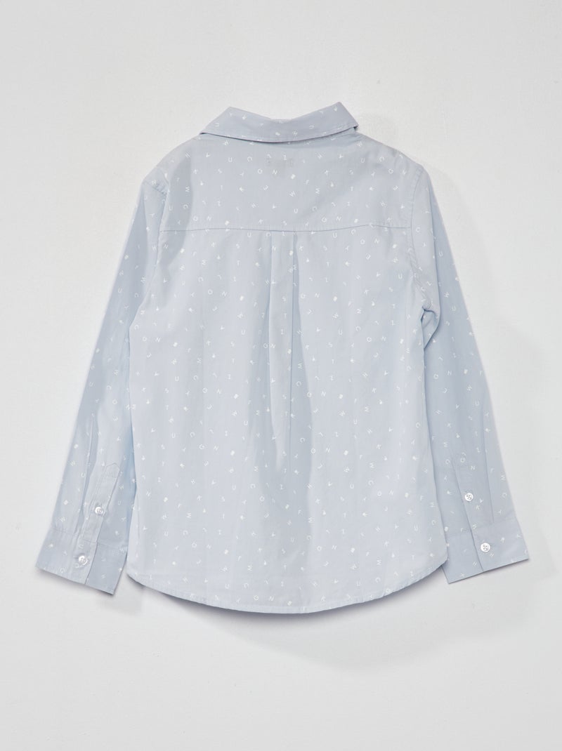 Camicia in popeline BLU - Kiabi