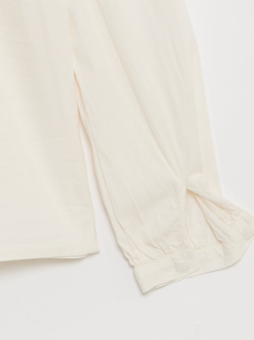 Camicia in popeline con apertura magnetica - collezione facile da indossare - Kiabi