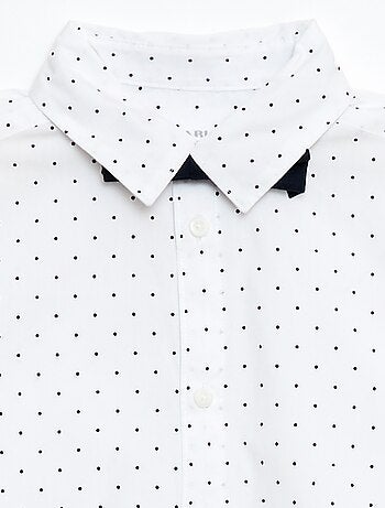 Camicia in popeline con papillon