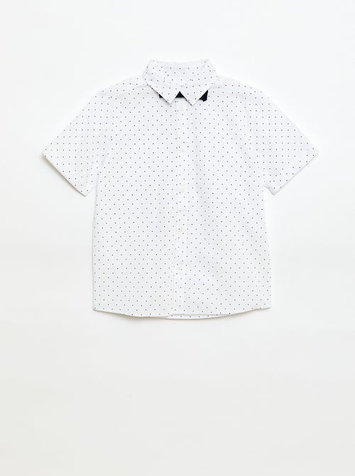 Camicia in popeline con papillon - Kiabi Camicia in popeline con papillon - Kiabi