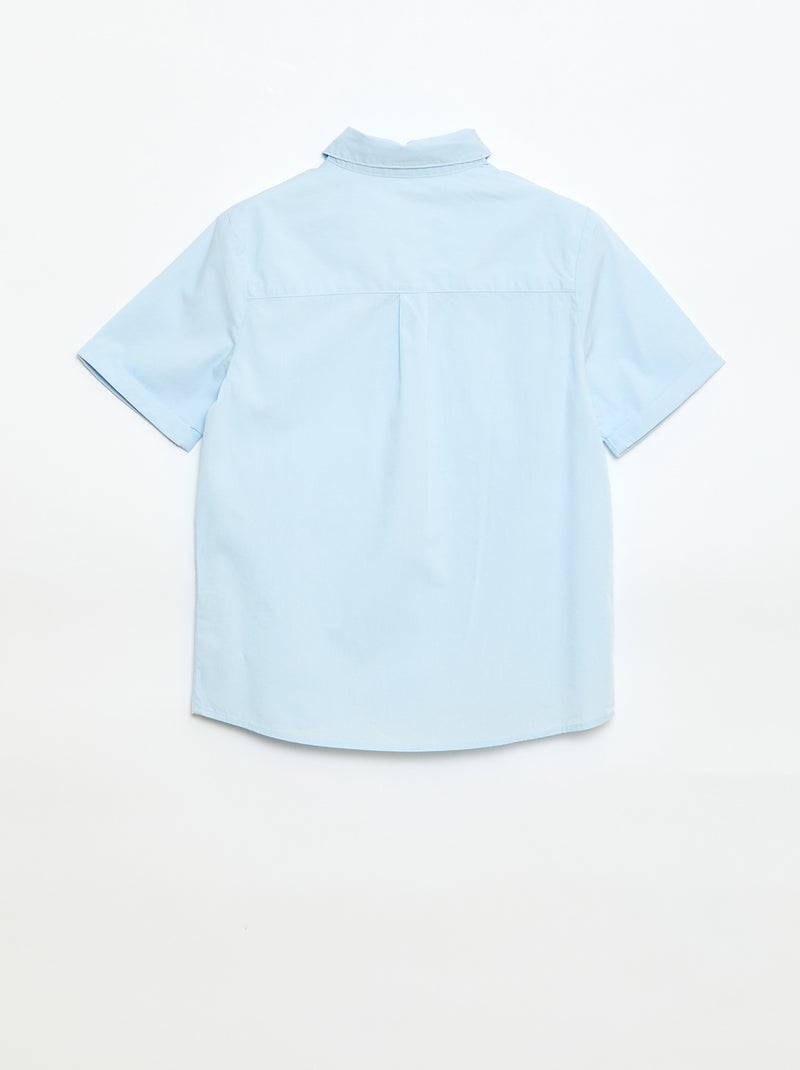 Camicia in popeline con papillon Blu - Kiabi