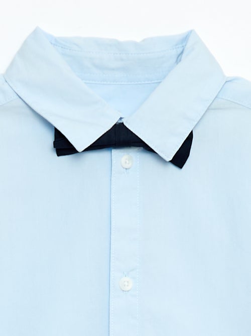 Camicia in popeline con papillon - Kiabi Camicia in popeline con papillon - Kiabi