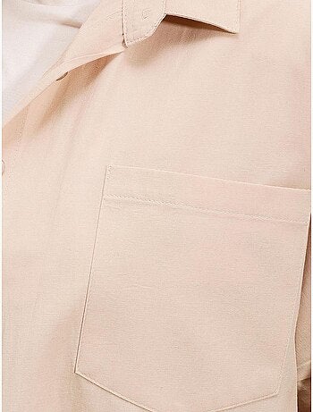 Camicia in popeline loose fit con taschino bdart