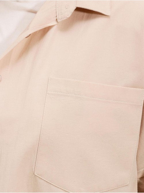 Camicia in popeline loose fit con taschino bdart - Kiabi Camicia in popeline loose fit con taschino bdart - Kiabi