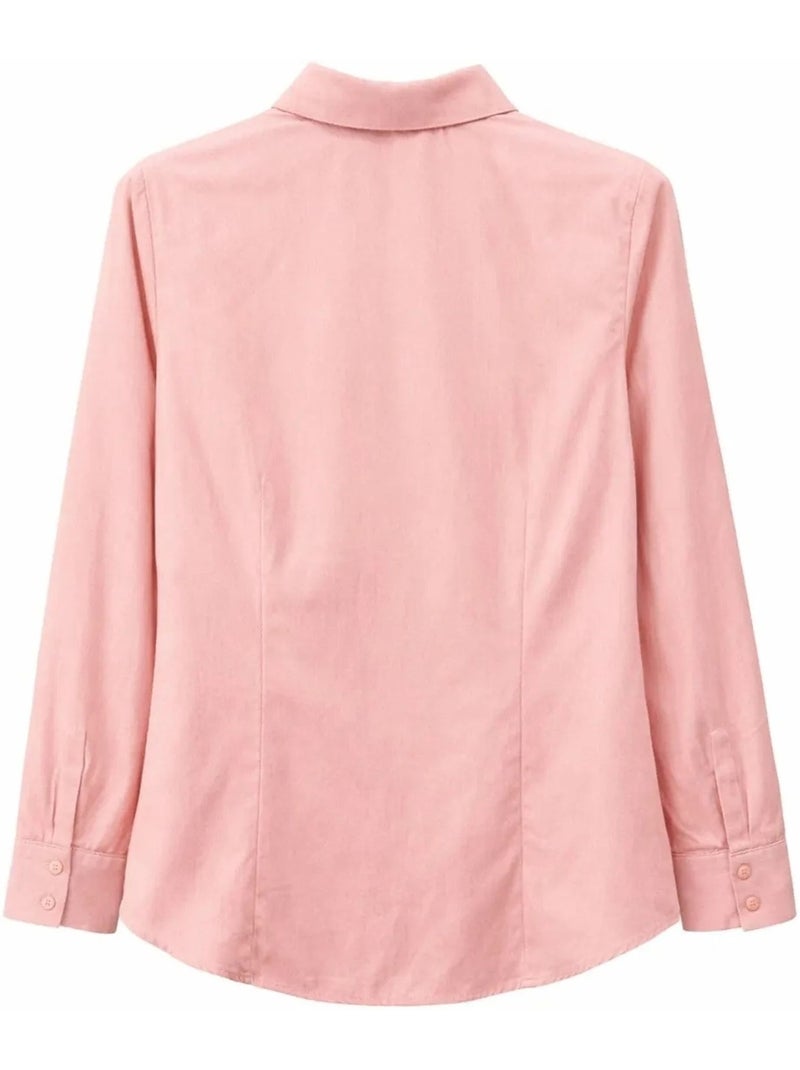 Camicia in popeline mixray Rosa - Kiabi