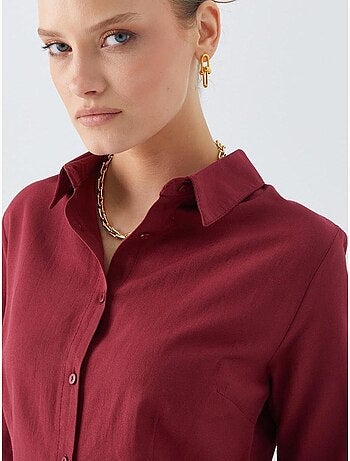 Camicia in popeline mixray