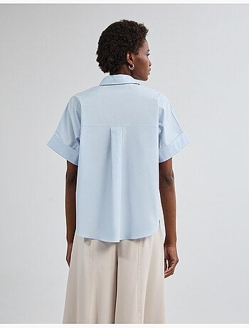 Camicia in popeline, MO Fashion