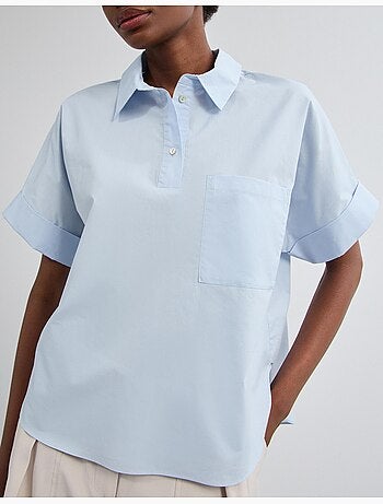 Camicia in popeline, MO Fashion