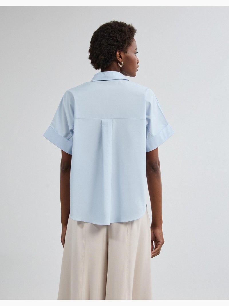 Camicia in popeline, MO Fashion Blu - Kiabi