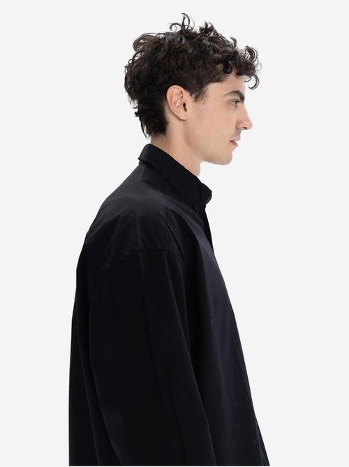 Camicia in popeline regular fit a maniche lunghe con chiusura a bottoni giesto - Kiabi Camicia in popeline regular fit a maniche lunghe con chiusura a bottoni giesto - Kiabi